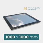 flat roof roof window 1000 x 1000 mm energy efficient design with high performance glazing