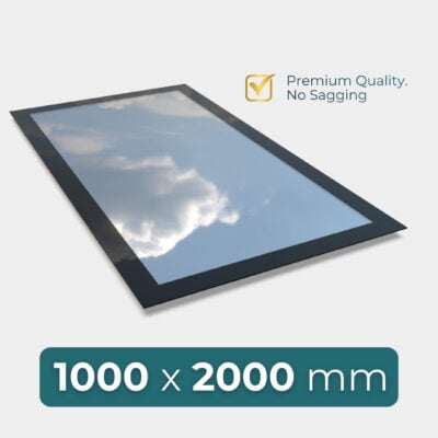 flat roof roof window 1000 x 2000 mm triple glazed design with high performance glazing