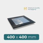 flat roof rooflight 400 x 400 mm triple glazed design with high performance glazing