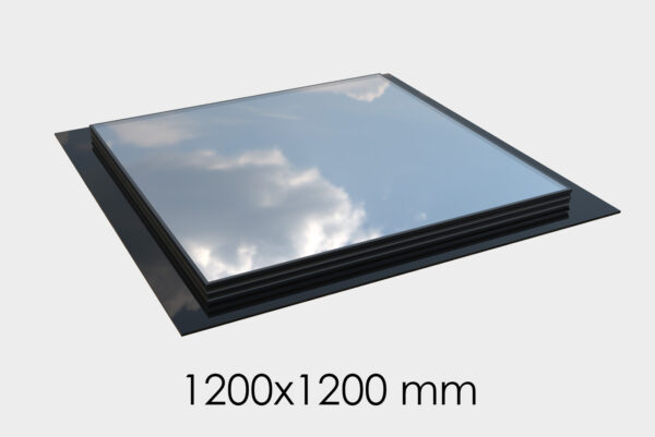 Triple Glazed Frameless Rooflight 1200 x 1200 mm