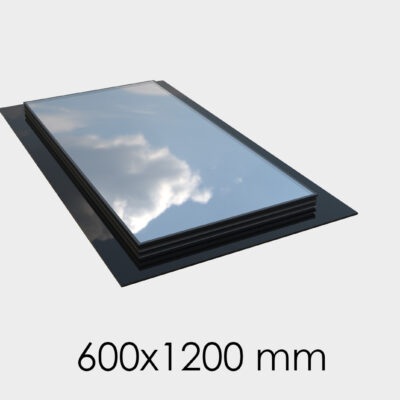 Frameless flat roof light 600x1200mm