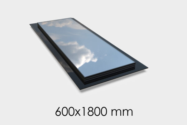 Flat roof light 600x1800mm