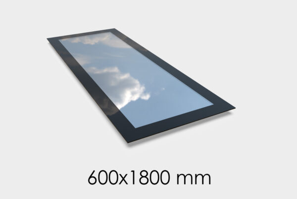 Flat roof sky window 600 x 1800 mm