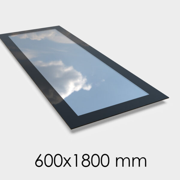 Flat roof sky window 600 x 1800 mm