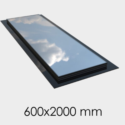 Frameless sky window 600 x 2000mm