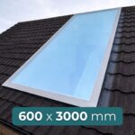 pitched roof rooflight 600 x 3000 mm premium design with high performance glazing