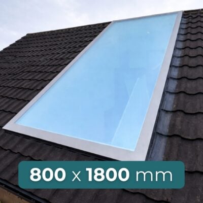 pitched roof skylight 800 x 1800 mm premium design with high performance glazing