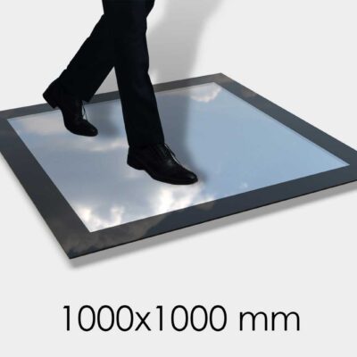 Frameless Walk On Skylight - 1000x1000mm