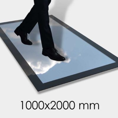 Frameless Walk On Skylight - 1000x2000mm