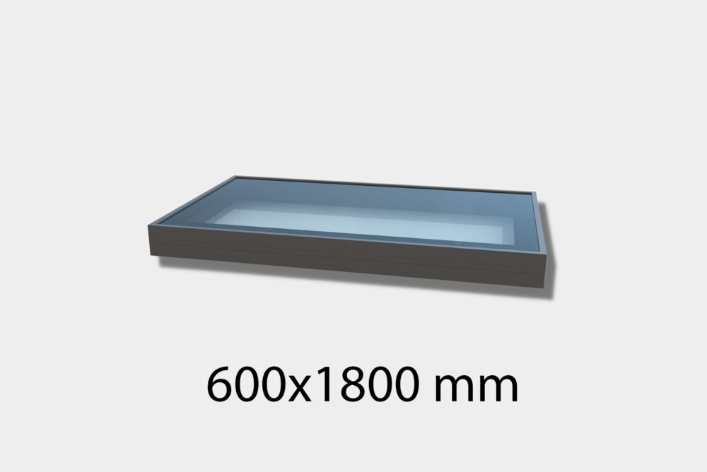 Image of a framed skylight measuring 600 x 1800mm by Saris-Extensions