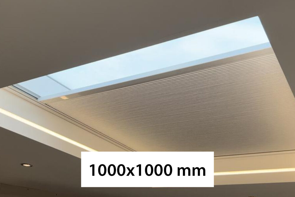 Image of Skylights1 Flat Roof Skylight Blinds in size 1000 x 1000mm