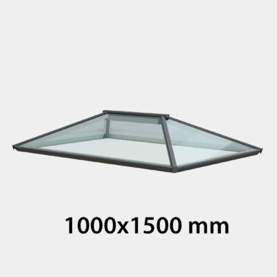 Contemporary Roof Lantern - Double Glazed - 1000 x 1500 mm