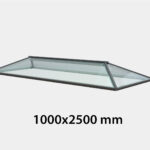 Contemporary Roof Lantern - Double Glazed - 1000 x 2500 mm