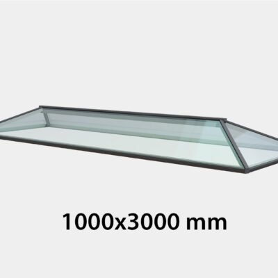 Contemporary Roof Lantern - Double Glazed - 1000 x 3000 mm