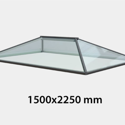 Contemporary Roof Lantern - Double Glazed - 1500 x 2250 mm
