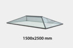 Contemporary Roof Lantern - Premium Quality Double Glazed - 1500 x 2500 mm