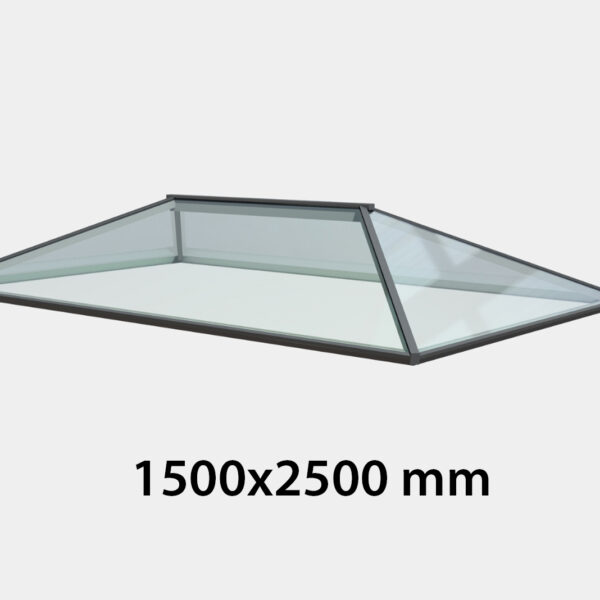 Contemporary Roof Lantern - Premium Quality Double Glazed - 1500 x 2500 mm