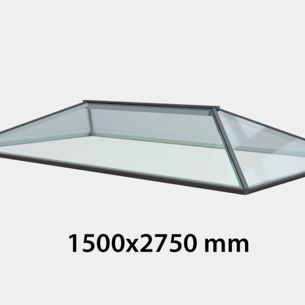 Contemporary Roof Lantern - Premium Quality Double Glazed - 1500 x 2750 mm
