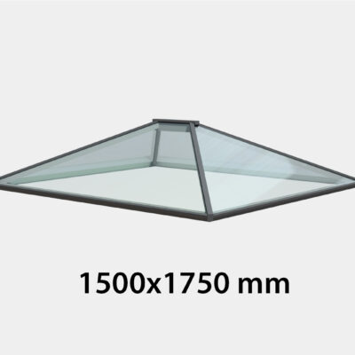 Contemporary Roof Lantern - Double Glazed - 1500 x 1750 mm