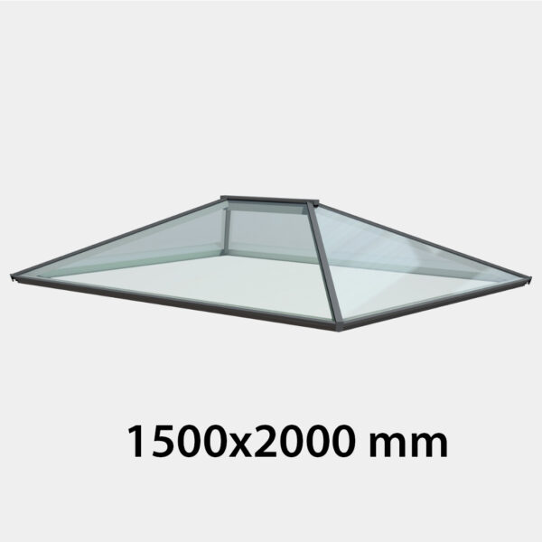 Contemporary Roof Lantern - Premium Quality Double Glazed - 1500 x 2000 mm