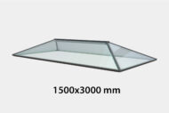 Contemporary Roof Lantern - Double Glazed - 1500 x 3000 mm