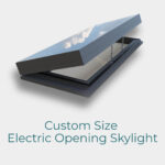 custom electric skylight roof window with rain sensor wind sensor and remote control compatibility