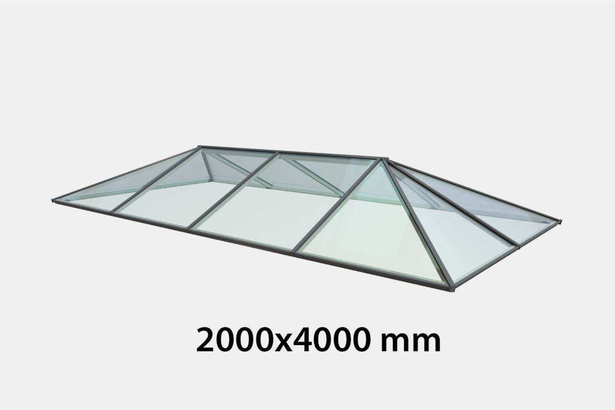 Regular Roof Lantern - 2000 x 4000 mm