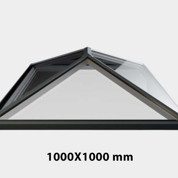 Square Roof Lantern - Contemporary Design - 1000 x 1000 mm