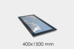 Saris-Extensions Flat Roof Window - 400 x 1500mm - UV Protected, Toughened Glass