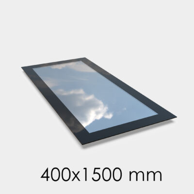 Triple Glazed Flat Roof Window - 400 x 1500mm