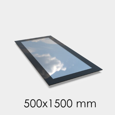Triple Glazed Flat Roof Window - 500 x 1500mm