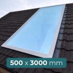 pitched roof roof window 500 x 3000 mm modern glass design with high performance glazing