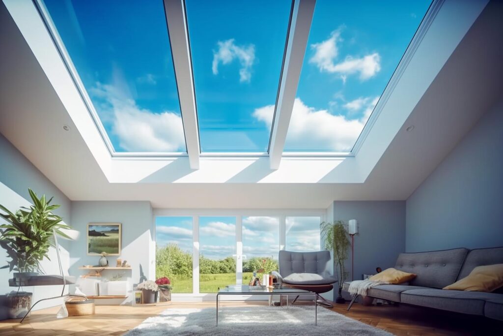 Illustration of Energy Efficient Luxury Skylights