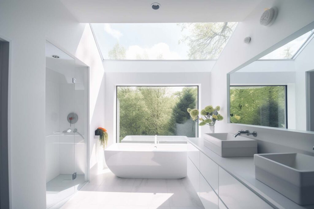skylights-roof-window-house-interior-a-lot-of-light-bathroom