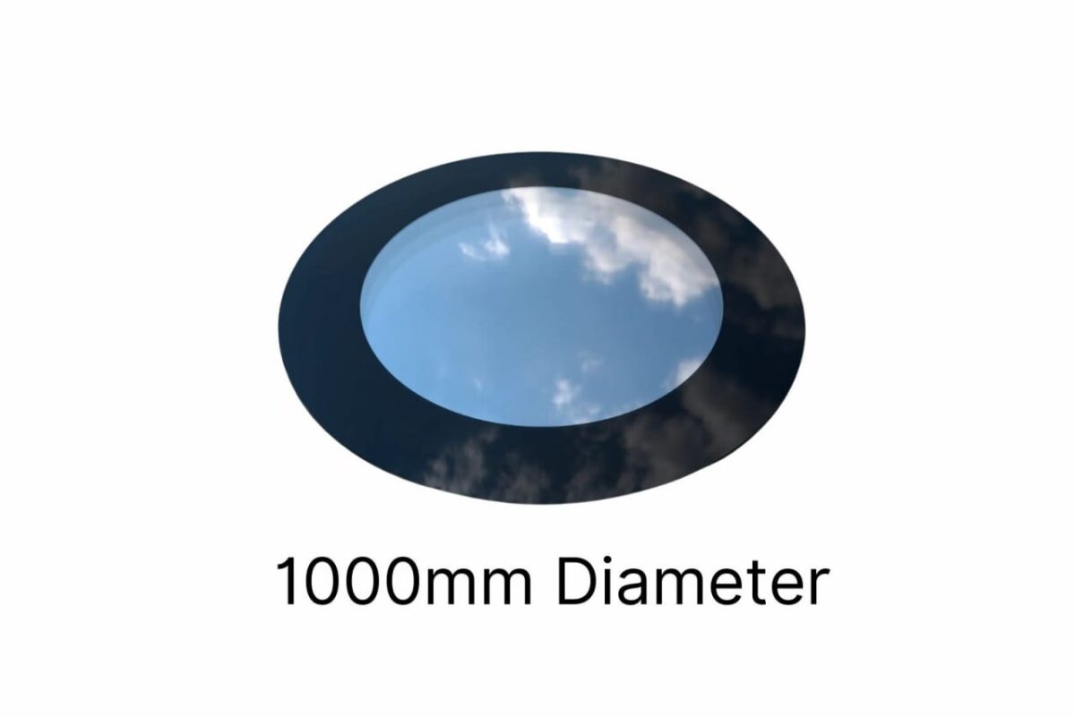 frameless-cirular-skylight-1000x1000mm-saris-product-image