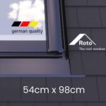 EDL Flashing for insulated ROTO Pitched Roof Skylight 54 x 98 cm