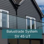 Base Fixed Glass Balustrade SV45 UT - Wedge System