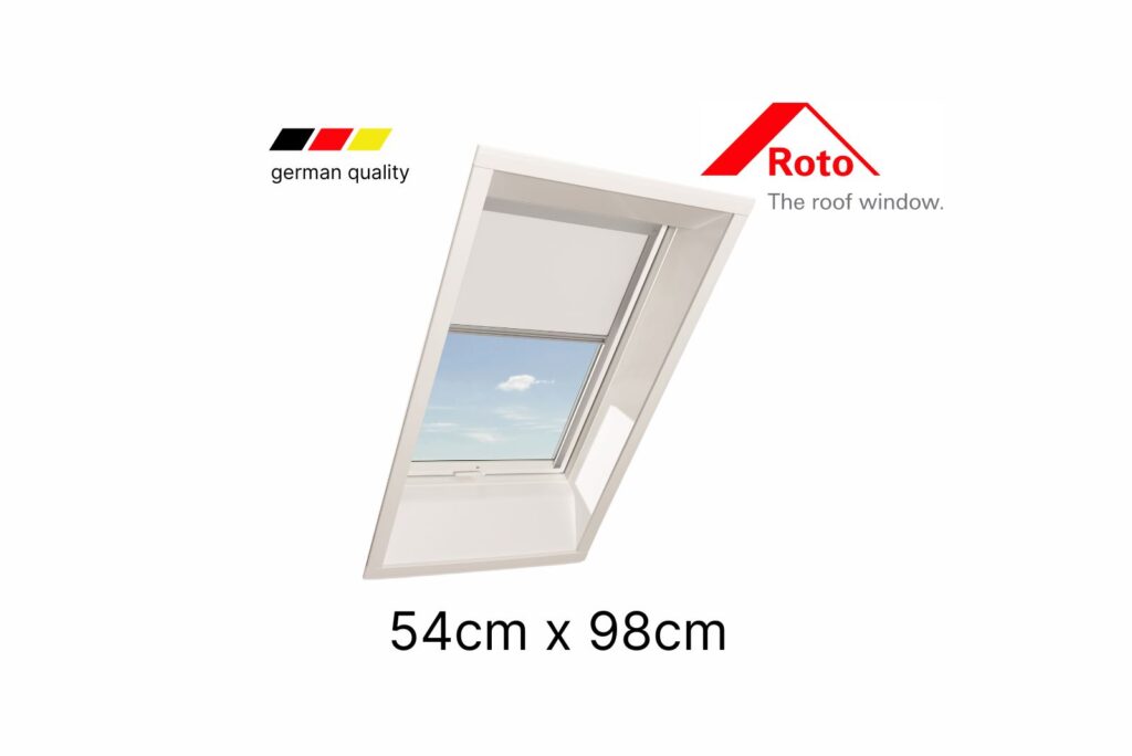 V Store Roto ROTO Manual Blackout Roller Blind ZRV 74 х 118 cm – White