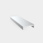 Decorative handle for glass railing