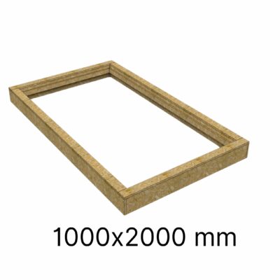 OSB Insulated Upstand 1000 x 2000 mm (for Contemporary Roof Lantern)