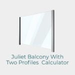 Juliet balcony - two profiles SV-55-JB