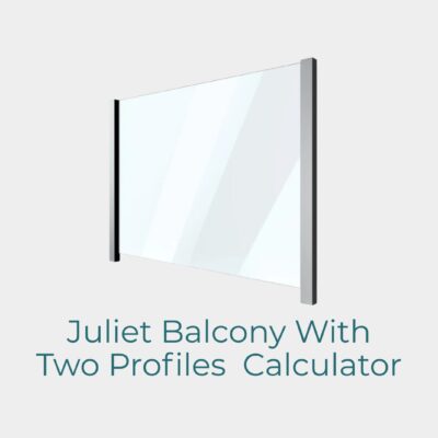 Juliet balcony - two profiles SV-55-JB