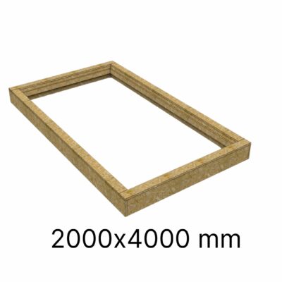 OSB Insulated Upstand 2000 x 4000 mm (for Regular Roof Lantern)