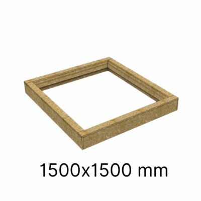 OSB Insulated Upstand 1500 x 1500 mm (for Square Roof Lantern)