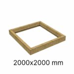 OSB Insulated Upstand 2000 x 2000 mm (for Square Roof Lantern)
